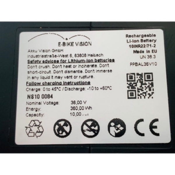 Bosch Performance Akku 36V 10Ah